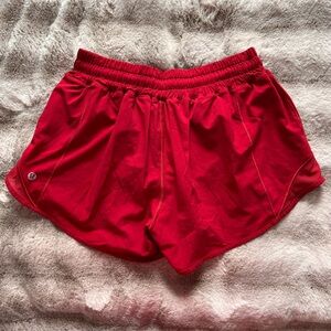 Red Lululemon Hotty Hots - 4”